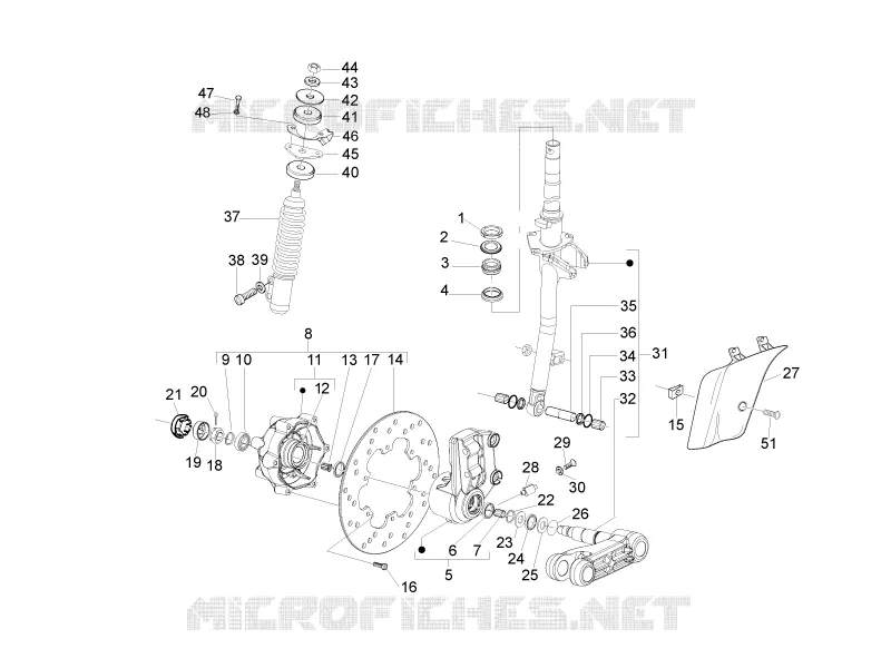 Gabel/Lenkerleitung - Steuersatz