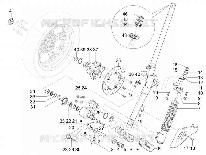 Suspension avant - Amortisseurs