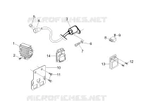Spannungsreglerern - Elektronisches Steuergerern - Zündspule