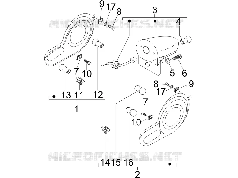 Hinterleuchten - Blinkleuchten