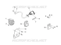 Spannungsreglerern - Elektronisches Steuergerern - Zündspule