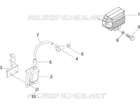 Spannungsreglerern - Elektronisches Steuergerern - Zündspule