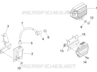 Spannungsreglerern - Elektronisches Steuergerern - Zündspule