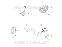 Spannungsreglerern - Elektronisches Steuergerern - Zündspule