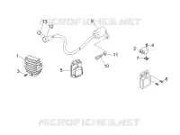 Spannungsreglerern - Elektronisches Steuergerern - Zündspule