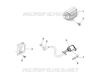 Spannungsreglerern - Elektronisches Steuergerern - Zündspule