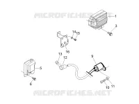 Spannungsreglerern - Elektronisches Steuergerern - Zündspule
